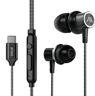 에이투 티타늄 드라이버 C타입 유선 이어폰 AW111C